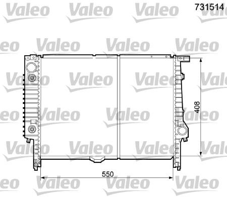 VALEO 731514 Soğutma Sistemi Su Soğutucu & Parçaları - BMW 3 (E36) uyumlu