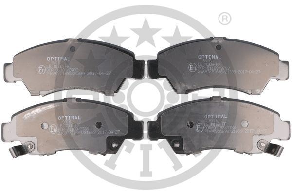 OPTIMAL BP-09816 Fren Sistemleri Fren Balatası - HONDA CIVIC V Hatchback (EG, EH) uyumlu