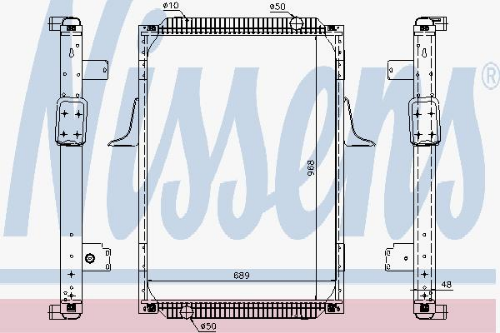 NISSENS 67244A Soğutma Sistemi Su Soğutucu & Parçaları - RENAULT TRUCKS PREMIUM uyumlu