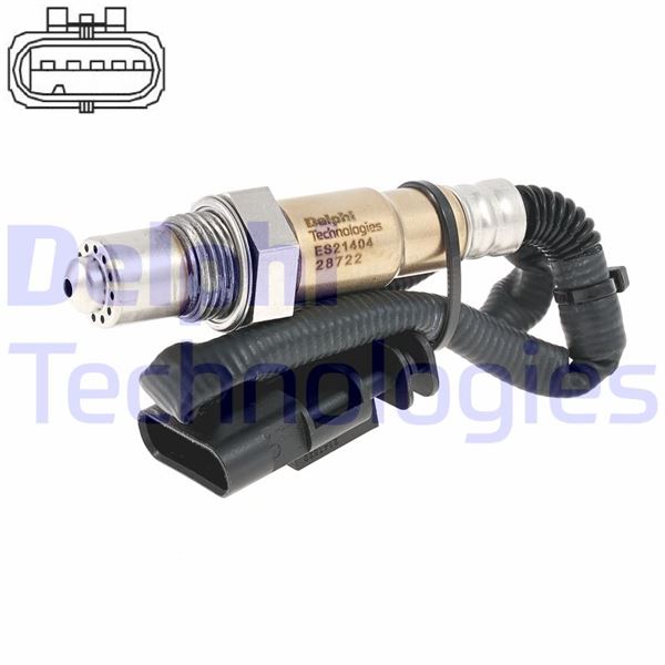 DELPHI ES21404-12B1 Emme & Egzoz Sistemi Egzoz Sensörleri - OPEL CROSSLAND X / CROSSLAND (P17, P2QO) uyumlu