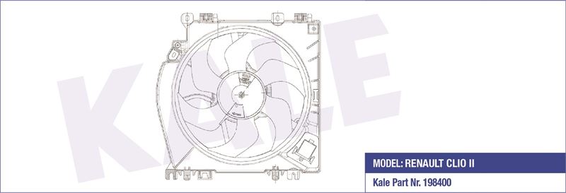 Radyatör Fanı - KALE OTO RADYATÖR - 051857002 Ürün Görseli