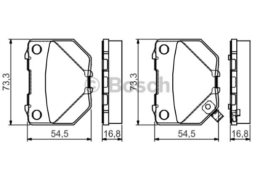 BOSCH 0 986 495 137 Fren Sistemleri Fren Balatası - SUBARU IMPREZA Sedan (GD) uyumlu