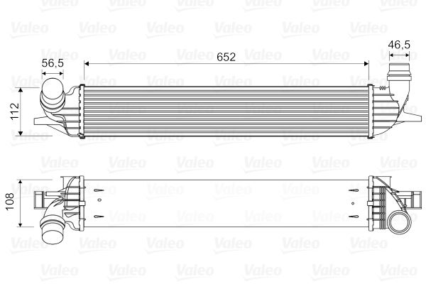 VALEO 818330 Motor Turbo Radyatörü - RENAULT LAGUNA III (BT0/1) uyumlu