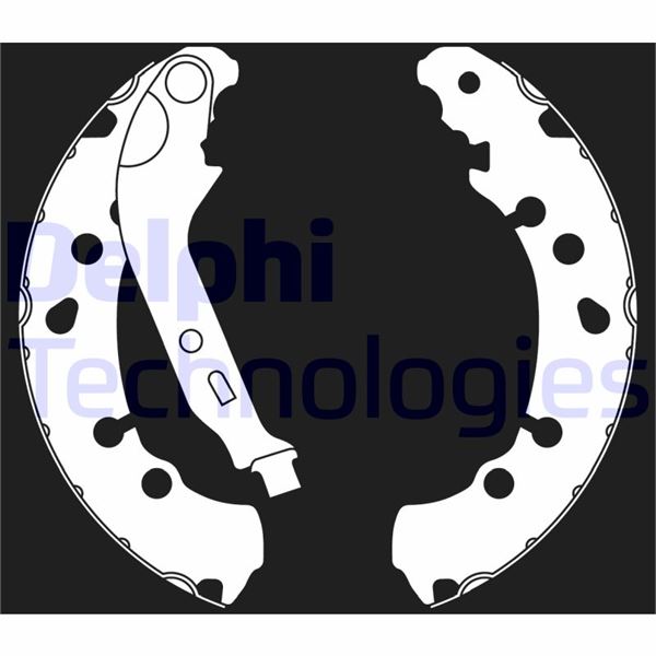 DELPHI LS2021 Fren Sistemleri Fren Pabucu - TOYOTA YARIS (_P13_) uyumlu