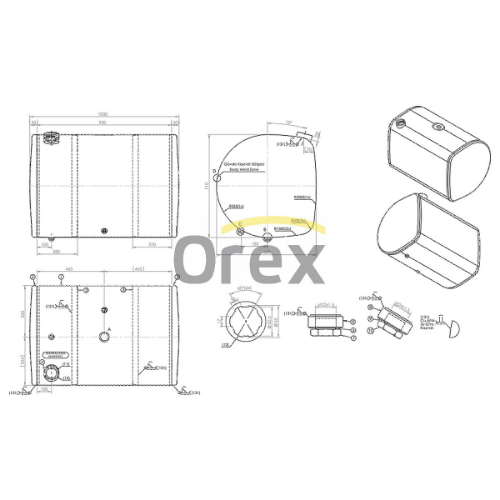 Yakıt Deposu - OREX - 347002 Ürün Görseli