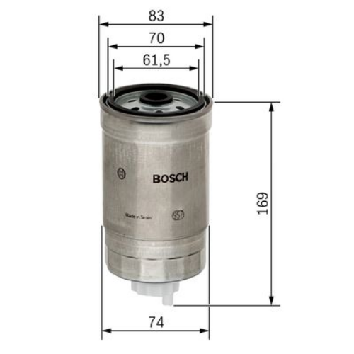 BOSCH 1 457 434 198 Yakıt Sistemi Yakıt Filtresi - ALFA ROMEO 145 (930_) uyumlu