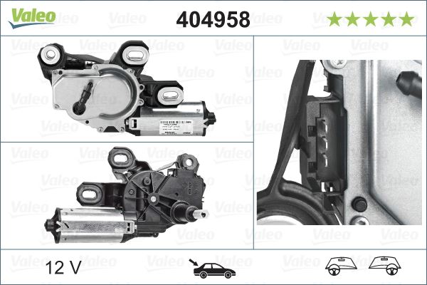 VALEO 404958 Kaporta & Gövde Parçaları Cam Silecek Mekanizması - MERCEDES-BENZ VITO / MIXTO Panelvan/Van (W639) uyumlu
