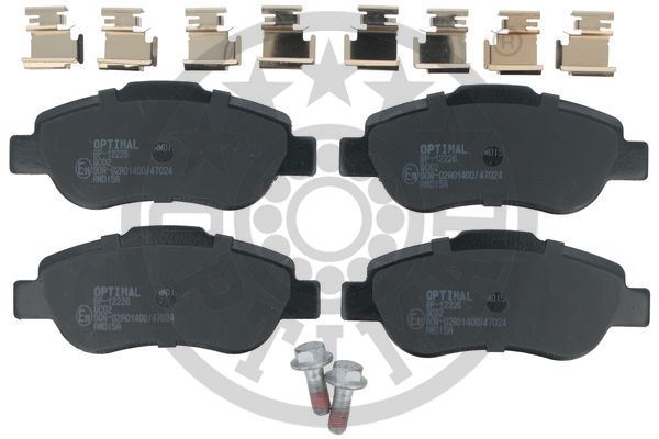 OPTIMAL BP-12226 Fren Sistemleri Fren Balatası - FIAT PANDA (169_) uyumlu