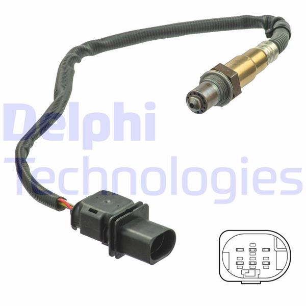 DELPHI ES21159-12B1 Emme & Egzoz Sistemi Egzoz Sensörleri - BMW X5 (E70) uyumlu