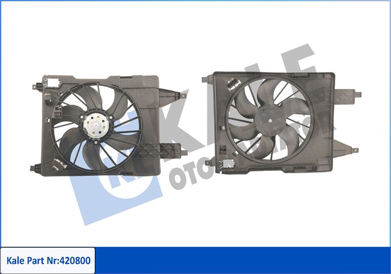 KALE OTO RADYATÖR 420800 Soğutma Sistemi Fan - RENAULT MEGANE II Station wagon (KM0/1_) uyumlu