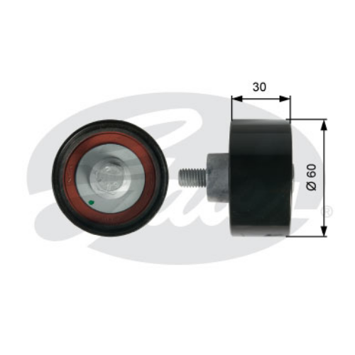 GATES T42142 Motor Yönlendirme & Kılavuz Makarası - CHERY TIGGO uyumlu