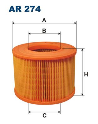 FILTRON AR 274 Motor Hava Filtresi - RENAULT 19 I (B/C53_) uyumlu