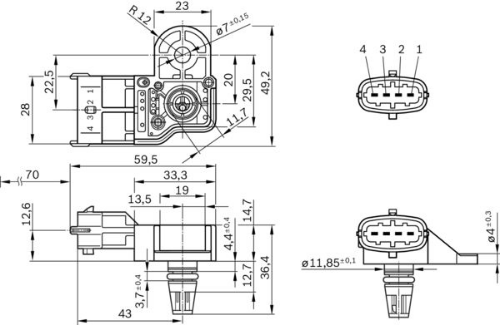 BOSCH 0 261 230 245 30-GRP-0 261 230 245 Ürün Görseli
