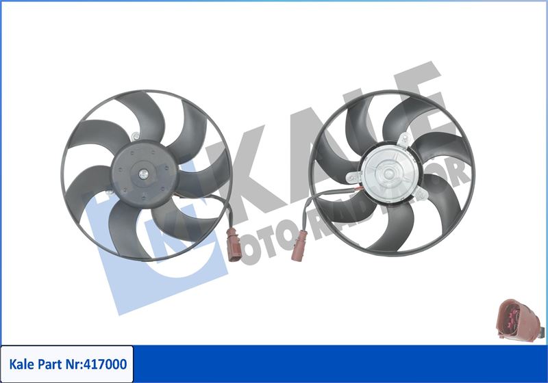 KALE OTO RADYATÖR 417000 Soğutma Sistemi Fan - VW PASSAT B6 Variant (3C5) uyumlu