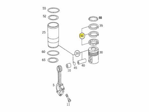 Segman - MERCEDES ORIJINAL - A4230300224