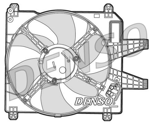 DENSO DER09004 Soğutma Sistemi Fan - FIAT BRAVA (182_) uyumlu