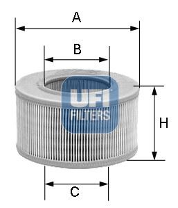 UFI 30.923.01 Motor Hava Filtresi - RENAULT SUPER 5 (B/C40_) uyumlu
