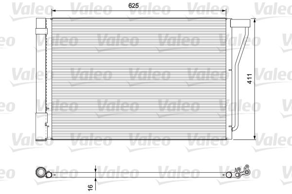 VALEO 814388 İklimlendirme Sistemi Klima Radyatörü - BMW 6 Coupe (F13) uyumlu