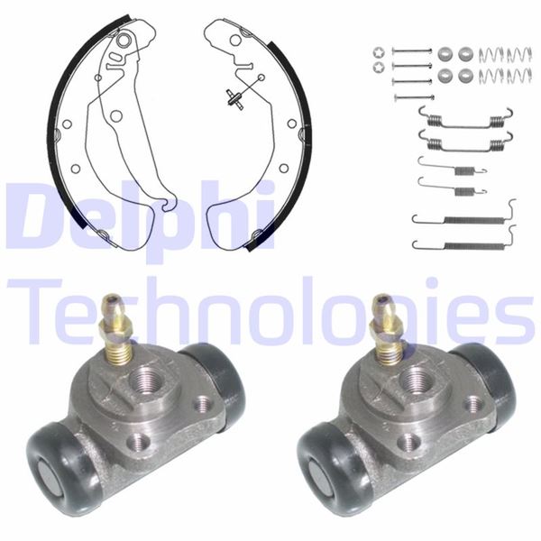 DELPHI KP942 Fren Sistemleri Fren Pabucu - OPEL ASTRA F Station wagon (T92) uyumlu