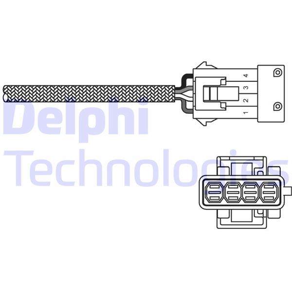 DELPHI ES20309-12B1 Emme & Egzoz Sistemi Egzoz Sensörleri - PEUGEOT 306 Hatchback (7A, 7C, N3, N5) uyumlu