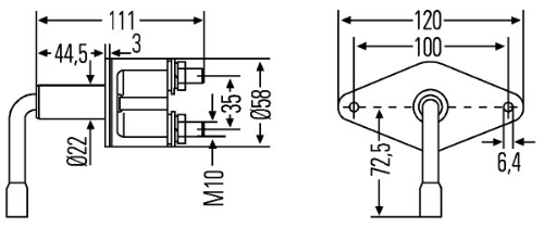 HELLA 6EK 001 559-001 Elektrik Sistemi Şalter