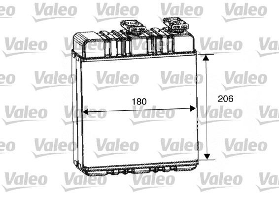 VALEO 812222 İklimlendirme Sistemi İç Mekan Isı Değiştirici - OPEL ASTRA G Hatchback (T98) uyumlu