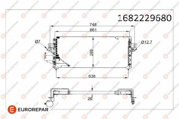 EUROREPAR 1682229680 Diğer Diğer Donanım & Parçalar - NISSAN SUNNY III (N14, B13) uyumlu