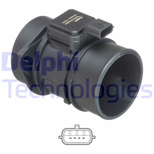 DELPHI AF10734-12B1 Motor Hava Kütle Ölçer (MAF Sensörü) - NISSAN CUBE (Z12) uyumlu