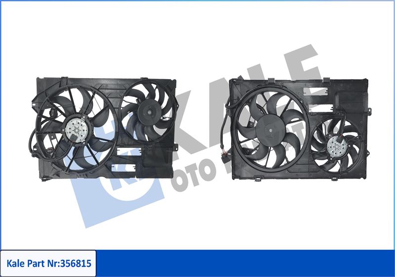 KALE OTO RADYATÖR 356815 Soğutma Sistemi Fan - VW MULTIVAN T5 (7HM, 7HN, 7HF, 7EF, 7EM, 7EN) uyumlu