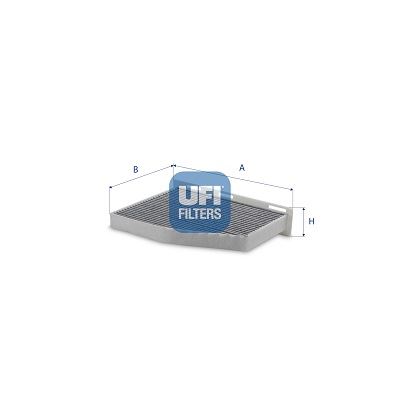 UFI 54.376.00 İklimlendirme Sistemi Polen Filtresi - SEAT ALHAMBRA (710, 711) uyumlu