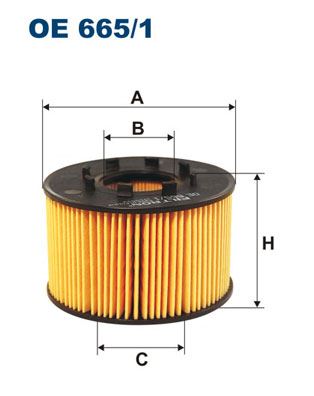 Yağ Filtresi - FILTRON - OE 665/1