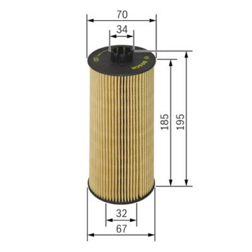 BOSCH 1 457 429 152 Motor Yağ Filtresi - AUDI A8 D2 (4D2, 4D8) uyumlu