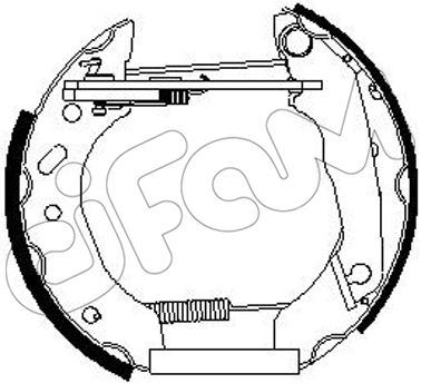 CIFAM 151-270 Fren Sistemleri Fren Pabucu - FORD ESCORT V Turnier (ANL) uyumlu