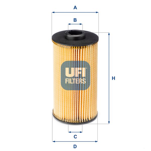 UFI 25.038.00 Motor Yağ Filtresi - BMW 5 (E34) uyumlu