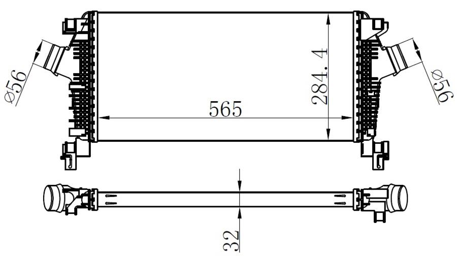 Turbo Radyatörü - IOP506030 Ürün Görseli