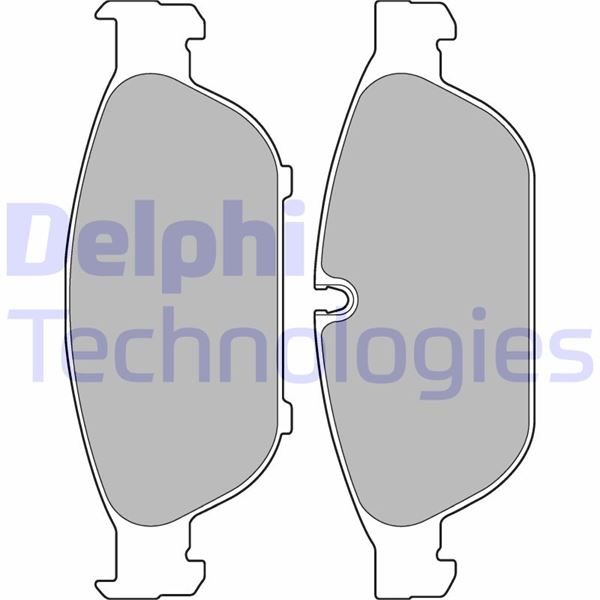 DELPHI LP2301 Fren Sistemleri Fren Balatası - AUDI A6 C7 (4G2, 4GC) uyumlu