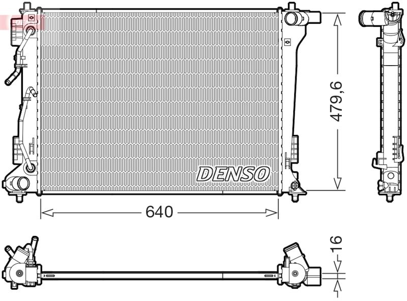 DENSO DRM41027 Soğutma Sistemi Su Soğutucu & Parçaları