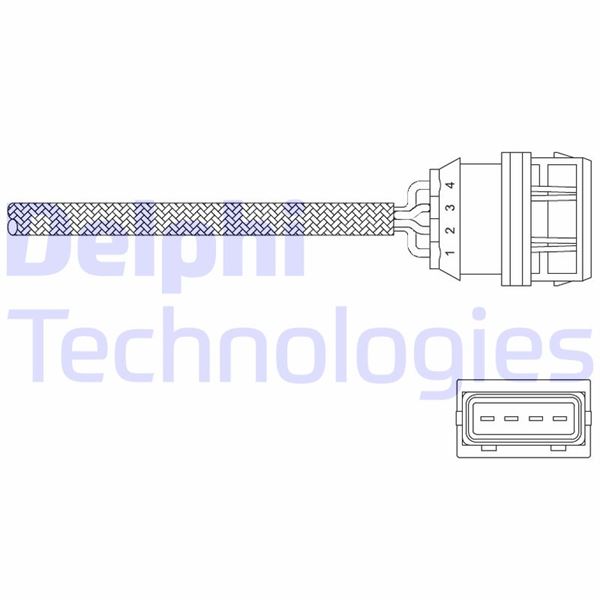 DELPHI ES11036-12B1 Emme & Egzoz Sistemi Egzoz Sensörleri - VOLVO S40 I (644) uyumlu