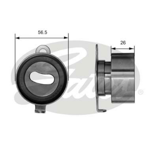 GATES T41011 Motor Kayış Kasnağı - ROVER 200 II Hatchback (XW) uyumlu
