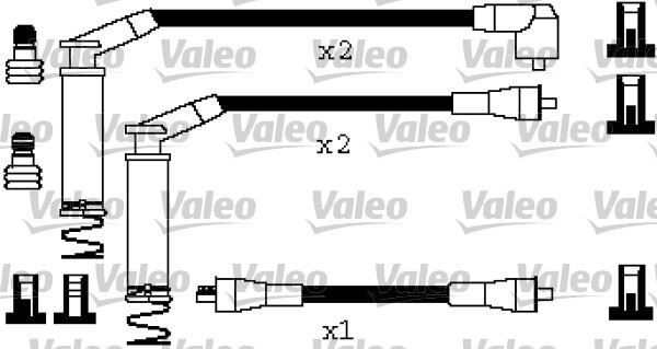 VALEO 346404 Ateşleme Sistemi Ateşleme Kablosu - OPEL VECTRA A Hatchback (J89) uyumlu