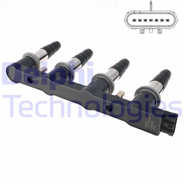 DELPHI CE87662-12B1A Ateşleme Sistemi Ateşleme Bobini - CHEVROLET ORLANDO (J309) uyumlu