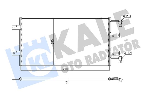 KALE OTO RADYATÖR 352585 Diğer Diğer Donanım & Parçalar - NISSAN PRIMASTAR Minibüs/Otobüs (X83) uyumlu
