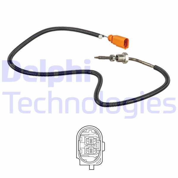 DELPHI TS30106 Emme & Egzoz Sistemi Egzoz Sensörleri - AUDI A6 C6 (4F2) uyumlu