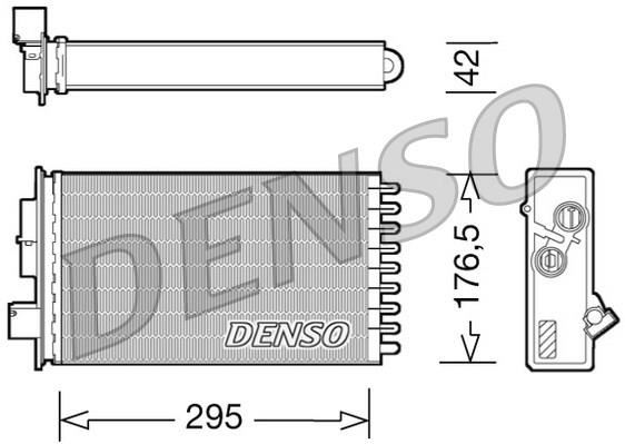 Kalorifer Radyatörü - DENSO - DRR12022 Ürün Görseli