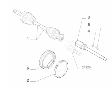 Adaptör - FIAT ORIJINAL - 46308572 Ürün Görseli