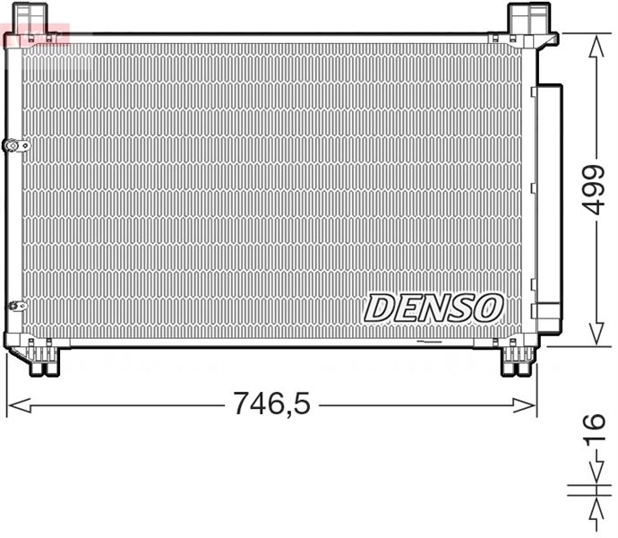 DENSO DCN50131 İklimlendirme Sistemi Klima Radyatörü