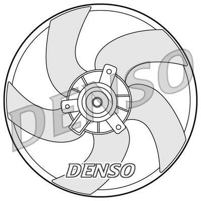 DENSO DER21011 Soğutma Sistemi Fan - PEUGEOT 206 Hatchback (2A/C) uyumlu