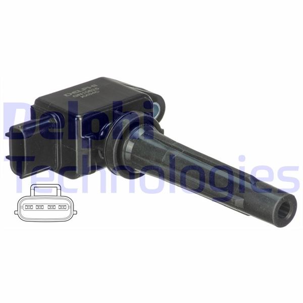 DELPHI GN10625-12B1 Ateşleme Sistemi Ateşleme Bobini - MAZDA 3 (BM, BN) uyumlu
