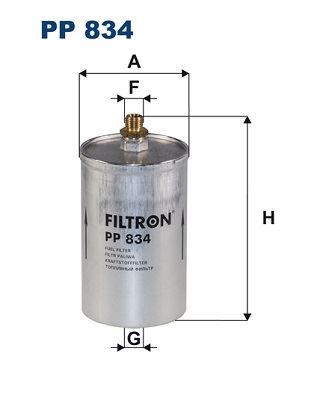 FILTRON PP 834 Yakıt Sistemi Yakıt Filtresi - MERCEDES-BENZ 190 (W201) uyumlu