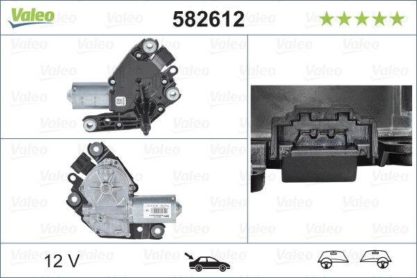 VALEO 582612 Kaporta & Gövde Parçaları Cam Silecek Mekanizması - MERCEDES-BENZ B-SERISI Sports Tourer (W246, W242) uyumlu